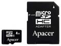 microSDHC Card Class 6 4GB + SD adapter