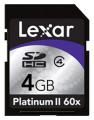 Platinum II 60x SDHC 4GB