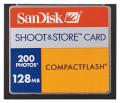 128MB CompactFlash Card Shoot & Store