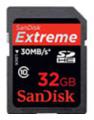 32GB Extreme SDHC Class 10