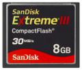 Extreme III 30MB/s CompactFlash 8Gb