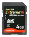 Extreme III 30MB/s Edition SDHC 4Gb