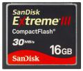 Extreme III 30MB/s CompactFlash 16Gb