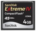 Extreme IV 45MB/s Edition CompactFlash 4Gb