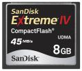 Extreme IV 45MB/s Edition CompactFlash 8Gb