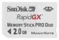 Gaming RapidGX 2GB Memory Stick PRO Duo