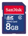 SDHC Card 8GB Class 2