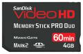 Video HD Memory Stick PRO Duo 4GB