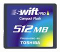 Compact Flash Swift Pro 512MB